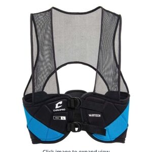 Champro Blue and Black Football Rib Vest
